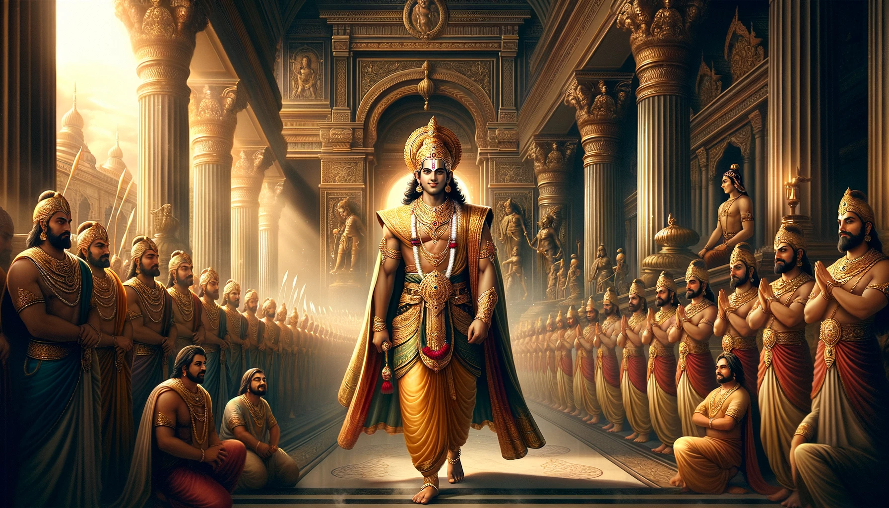 Rama Enters His Father’s Palace